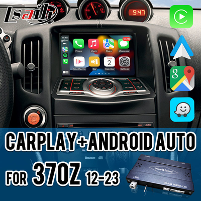Nissan 370Z 2010-2020 Android Otomatik Destek Sesli Komuta, Direksiyon Kontrolü için Lsailt Carplay Arayüz Kutusu