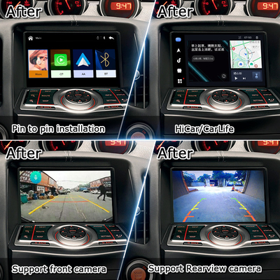 Nissan 370Z 2010-2020 Android Otomatik Destek Sesli Komuta, Direksiyon Kontrolü için Lsailt Carplay Arayüz Kutusu