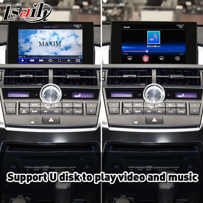 Lsailt / Navihome Android Otomatik Carplay Arayüzü Lexus NX300h NX200t Knob Control 2014-2017 NX ES RX için