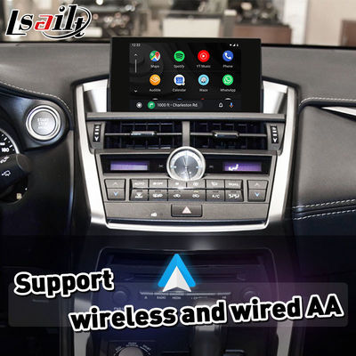 Lsailt / Navihome Android Otomatik Carplay Arayüzü Lexus NX300h NX200t Knob Control 2014-2017 NX ES RX için