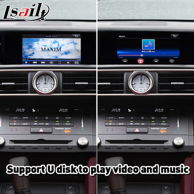 Lexus RCF RC300 RC200t RC300h RC350 RC düğme kontrolü için Lsailt Kablosuz Carplay Arayüzü 2014-2018 IS RX NX
