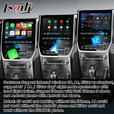 Toyota Land Cruiser LC200 Android video arayüzü 8+128GB