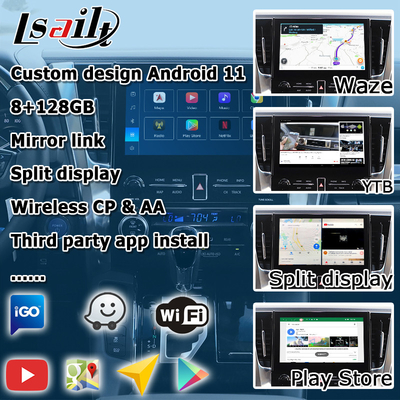 Toyota Alphard Vellfire AH30 serisi Android Carplay arayüz kutusu Qualcomm 6125 8+128GB