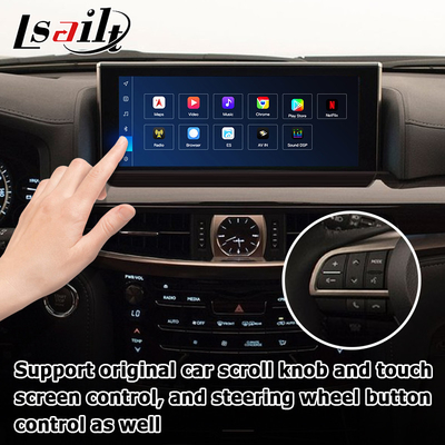 Lexus LX570 LX450d Android video arayüzü destek carplay android auto Qualcomm 8+128GB Android 11