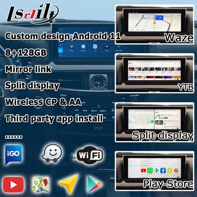 Lexus LX570 LX450d Android video arayüzü destek carplay android auto Qualcomm 8+128GB Android 11