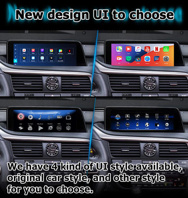 Lexus RX 8+128GB Qualcomm Android multimedya arayüz kutusu RX350 RX450h RX300 RX200t
