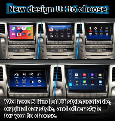 Lexus LX570 2013-2015 Android video arayüzü Qualcomm 8+128GB Android 11 tabanlı