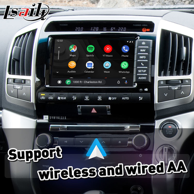 2012-2015 Toyota Land Cruiser LC 200 V8 LC200 için Lsailt Android Multimedia Video Arayüzü