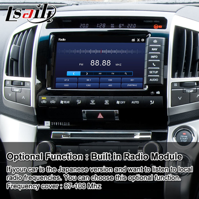 2012-2015 Toyota Land Cruiser LC 200 V8 LC200 için Lsailt Android Multimedia Video Arayüzü