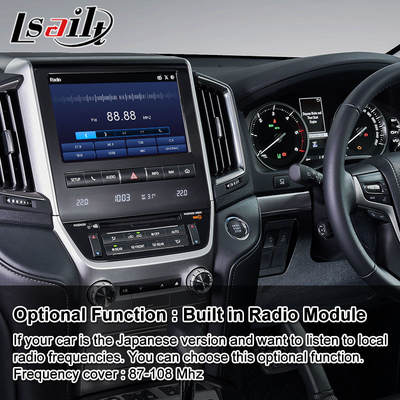 2016-2021 Toyota Land Cruiser LC 200 GXL VX VXR VX-R Sahara LC200 için Lsailt Android Multimedia Video Arayüzü