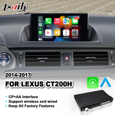 Lexus CT200H CT 200h Fare Kontrolü için Android Otomatik Carplay Arayüzü 2014-2017