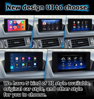 Lexus CT200h Android 13 video arayüzü carplay android auto Qualcomm 8+128GB tabanlı