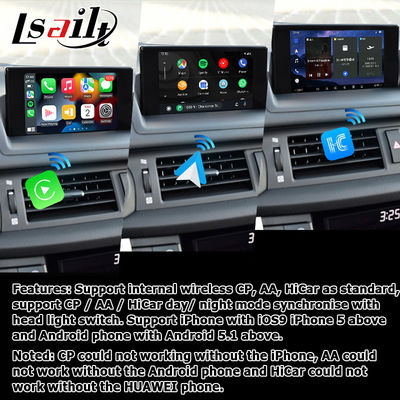 Lexus CT200h Android 13 video arayüzü carplay android auto Qualcomm 8+128GB tabanlı