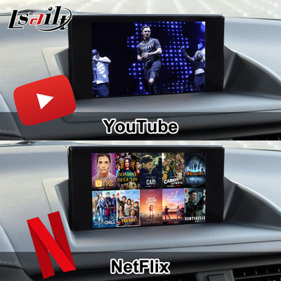 Lsailt Kablosuz CarPlay Android Video Arayüzü Lexus CT CT200H 2014-2017 Destek İndir APP'ler, NetFlix, YouTube