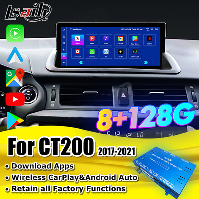 Lsailt Lexus Video Arayüzü CT200h 2017-2021 GX LX ES LS...CarPlay, Android Auto, Spotify dahil