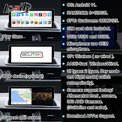 Lsailt Lexus Video Arayüzü CT200h 2017-2021 GX LX ES LS...CarPlay, Android Auto, Spotify dahil