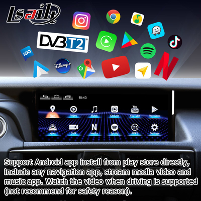 10.25 inç Android 8+128 Carplay Android Otomatik Ekran yükseltmesi HDMI Lexus IS200t IS350 IS300 için