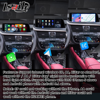 Android 8+128GB Lsailt Lexus Android carplay android otomatik ekran RX350 RX450h RX300 2.0Ghz işlemci