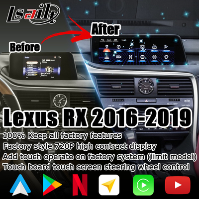 Android 8+128GB Lsailt Lexus Android carplay android otomatik ekran RX350 RX450h RX300 2.0Ghz işlemci