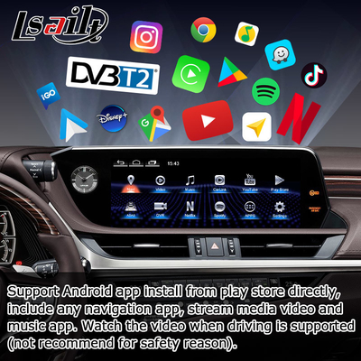 Lexus ES300h yükseltme 12.3" Android Otomatik Carplay