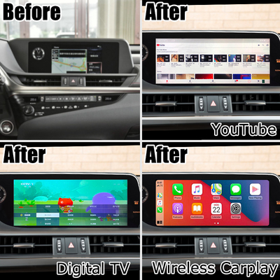 Lexus ES300h yükseltme 12.3" Android Otomatik Carplay