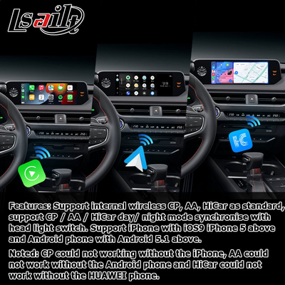 Android Carplay UX200 UX250h için Lexus Dokunmatik Ekranı DSP Düzenleme android oto