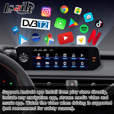 Android Carplay UX200 UX250h için Lexus Dokunmatik Ekranı DSP Düzenleme android oto