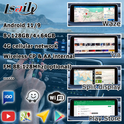 HD 12.3 Inch Android ekran yükseltmesi Lexus RX350 RX450h Lsailt Android Auto Carplay için