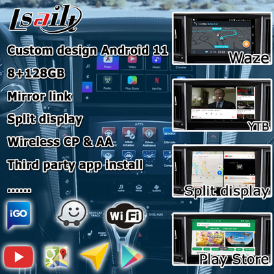 Infiniti Q50 / Q60 için GPS carplay arayüzü, 8+128GB Android 11 navigasyon kutusu arayüzü