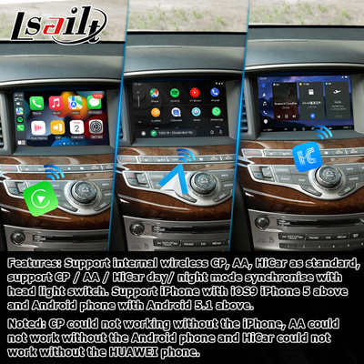 Infiniti QX60 GPS Android Auto Carplay Navigasyon Sistemi Multimedya Arayüzü Android 13 8+128GB