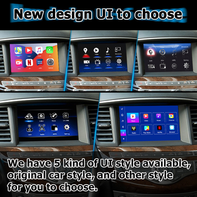 Infiniti QX60 GPS Android Otomatik Carplay Navigasyon Sistemi Multimedia Arayüzü Android 11 8+128GB