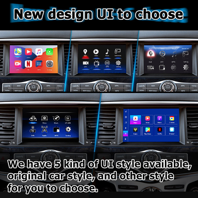 Carplay Android Otomatik Multimedia Arayüzü Kutusu Video Arayüzü Infiniti QX80 2018