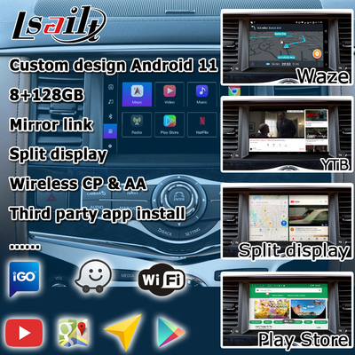 Carplay Android Otomatik Multimedia Arayüzü Kutusu Video Arayüzü Infiniti QX80 2018