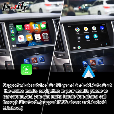 Infiniti Q50 2013-2015 Araç içi multimedya entegrasyon sistemleri için Android 11 Akıllı Infotainment Modülü, CarPlay Box