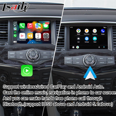 Nissan Patrol 2020-2023 için Lsailt 8G Android Multimedia Arayüzü Google Harita, CarPlay, Android Navigasyon Kutusu, YouTube