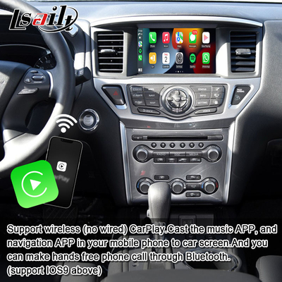 Nissan Pathfinder R52 2018-Patrol Carplay Android Otomatik Kablosuz Modülü için Lsailt 8GB Android Multimedia Arayüzü