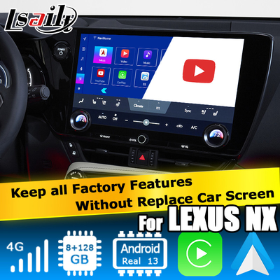 Lexus NX NX200 NX350h NX250 Android 11 multimedya video arayüzü carplay android auto