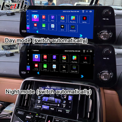 Lsailt Qualcomm Android Video Arayüzü Lexus LX600 LX500d RX ES NX 2021- YouTube, NetFlix, Kablosuz CarPlay Destek