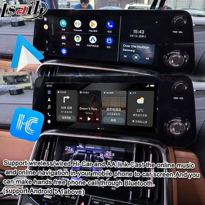 Lsailt Qualcomm Android Video Arayüzü Lexus LX600 LX500d RX ES NX 2021- YouTube, NetFlix, Kablosuz CarPlay Destek