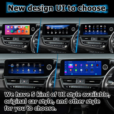 Lexus ES300h ES350 ES250 2023 Android 13 multimedya arayüzü Qualcomm 6125 tabanlı