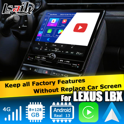 Lexus LBX 2023 Android 13 Qualcomm 6125 taban 8+128GB video arayüzünü sunacak