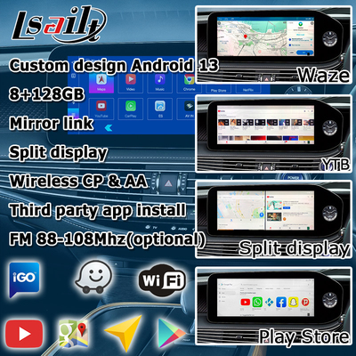 Lexus LS500h LS500 LS350 2022 Android 13 video arayüzü 8+128GB Qualcomm tabanlı