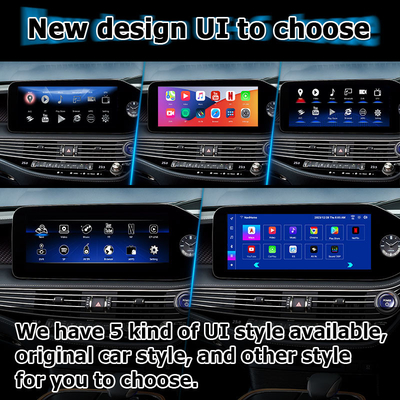 Lexus LS500h LS500 LS350 2022 Android 13 video arayüzü 8+128GB Qualcomm tabanlı