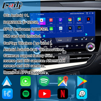 Lsailt Qualcomm Lexus Video Arayüzü Lexus NX260 NX350H LX RX ES Infotainment Arayüzü YouTube, NetFlix dahil