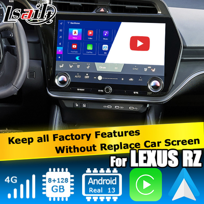 Lexus RZ Android 13 multimedya arayüzü 8+128GB Qualcomm Octa core carplay android auto