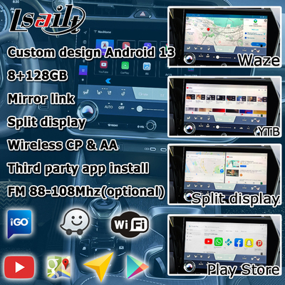 Lexus RZ Android 13 multimedya arayüzü 8+128GB Qualcomm Octa core carplay android auto