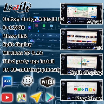 Lexus TX550h+ TX350 TX500h Octa çekirdeği 2.0Ghz 8+128GB carplay ile Android 13 video arayüzü