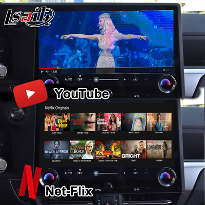 Lexus GX550 2024 RX NX LX ES için Pin to Pin Android Infotainment Arayüzü YouTube, NetFlix, Google Play, Waze dahil