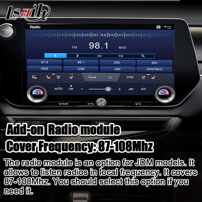 Android Multimedia Video Arayüzü RX350h RX500H 2023-2024 NX LX GX ES NetFlix, YouTube, Sim Kart yuvası dahil