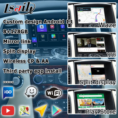 Infiniti QX50 / EX EX35 EX37 Araç android 13 Sistem arayüzü kutusu Carplay android otomatik ekran Lsailt ile